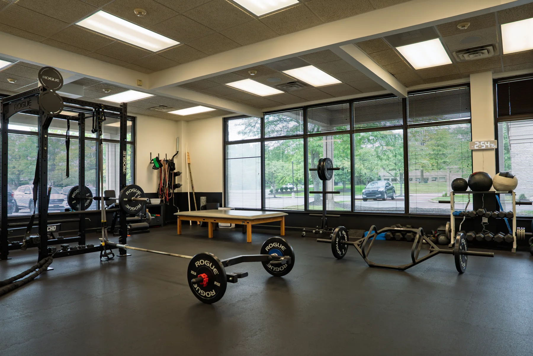Strength equipment in the Dublin training studio